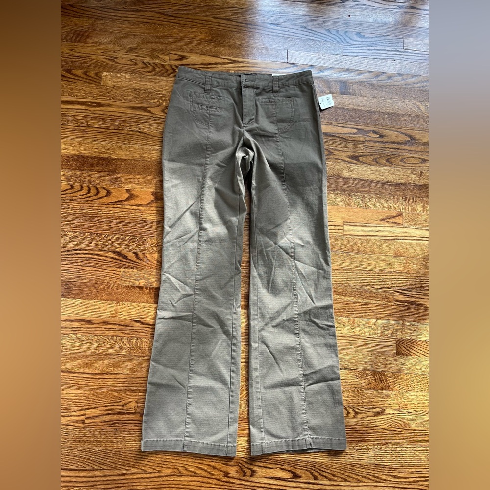 NWT Cotton Ginny Brown Cotton Modern Fit Pants size 9 granola cottagecore - Picture 5 of 12